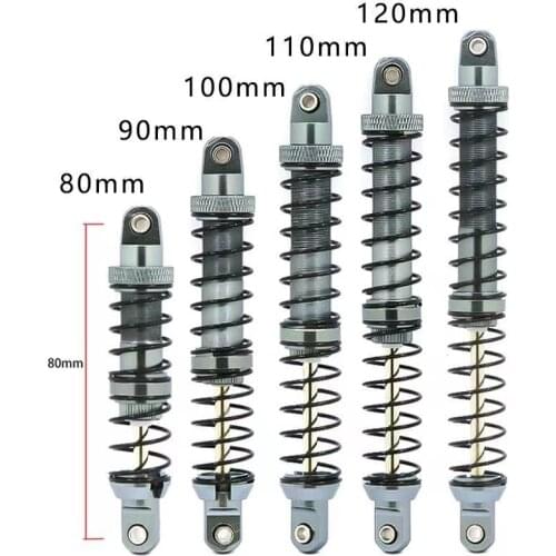 Metal 70mm 80mm 90mm 100mm 110mm 120mm Shock Absorber Oil Damper for 1/10 RC Crawler Car Axial SCX10 90046 AXI03007 TRX4 TRX6