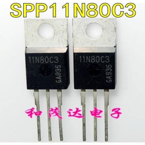 New 2PCS SPP11N80C3 11N80C3 TO-220 800V11A TO220