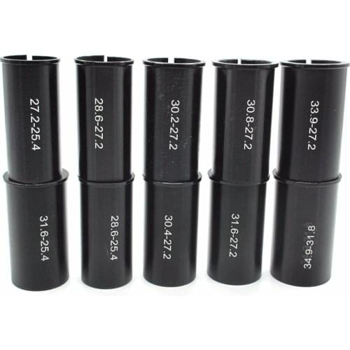 22.2 to 25.4 27.2 28.6 31.8 30.8 31.6 30.4 30.2 33.9mm Bicycle Seat Post Shim Seatpost Sleeve MTB Road Bike SeatPost Adapter