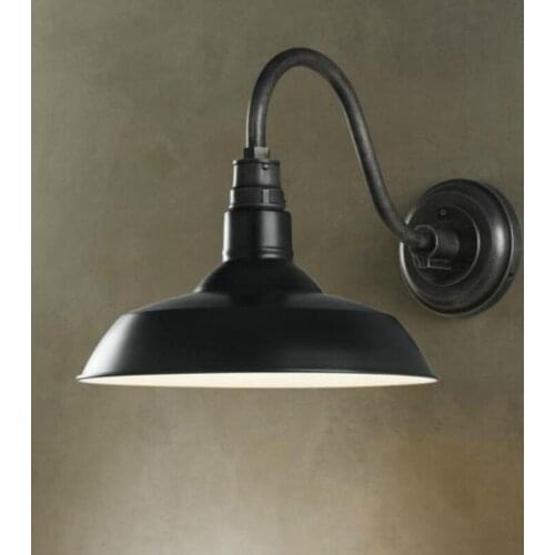 Industrial wind retro creative restaurant bar aisle balcony porch outdoor waterproof glass wall lamps E27