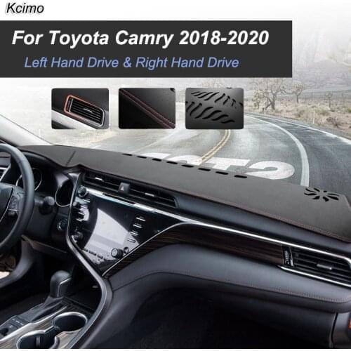 For Toyota Camry 2018-2020 XV70 Anti-Slip Mat Dashboard Dash Cover Pad Sunshade Dashmat Protect Carpet Car Accessories
