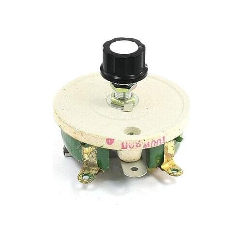 Wirewound Ceramic Potentiometer Variable Rheostat Resistor 100W 300 Ohm