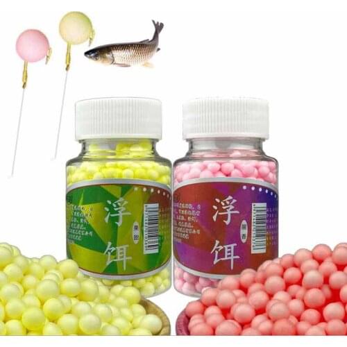 Fishing EPS Foam Ball Striking Beans Carp Fishing Circular Floating Bait Buoy Sweet Smell Fishing Bait 170/900pcs