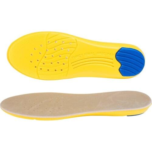 Sport Shock-Absorbing Gel Insoles Support High Arch Stretch Rebound Breathable Foot Insoles Tailorable For Running Outdoor