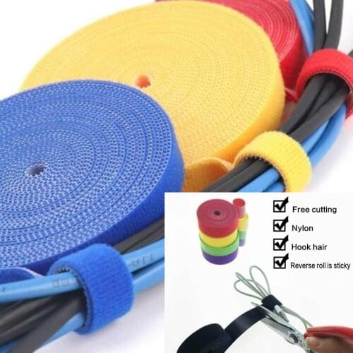 5 Meters (197inch) Cable Winder USB Cable Protector Earphone Cable Organizer Holder Mouse Wire Holder Clip Cable Management