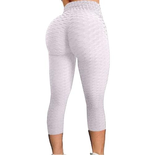 Plus Size Womens Legging High Waist Female Gym Push Up Leggings Bubble Hip Lifting Exercise Fitness Running Sports Leggings