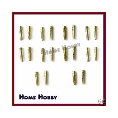 10 Pairs 3.5mm Gold Bullet Banana Connectors 20U