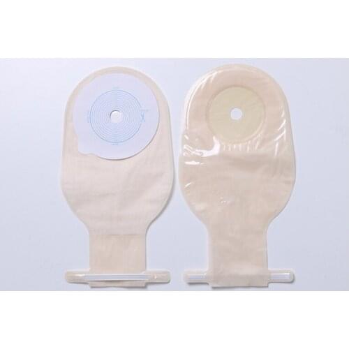 10 Pcs Colostomy Bags Manufacture Wholesale Cut-to Fit 15-65mm One-piece system Ostomy Pouch No Need Clip for Adults