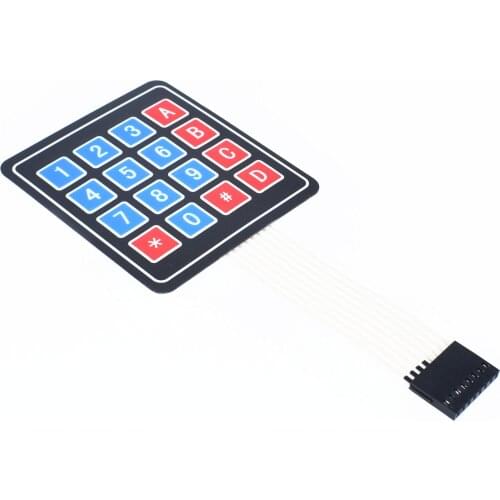 10PCS/LOT 4*4 Matrix Array/Matrix Keyboard 16 Key Membrane Switch Keypad 4X4 Matrix Keyboard H75
