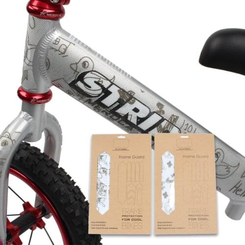MEROCA 3D Silding Bicycle S Bike Frame Protection Sticker Wear-resistant Guard