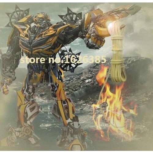 50M-60M 10.5MM 3000KG fast descend fire-proof fibre rope army aerial work safety insurance workingheat-proof rigging hardware