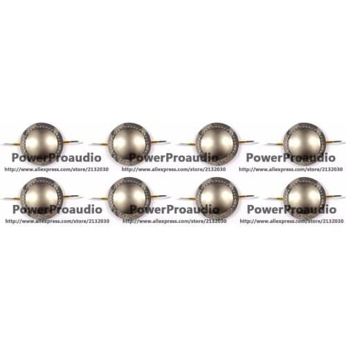 8pcs 44.4 mm 44.5mm Flat Aluminium Wire Dome Diaphragm Tweeter Voice Coil