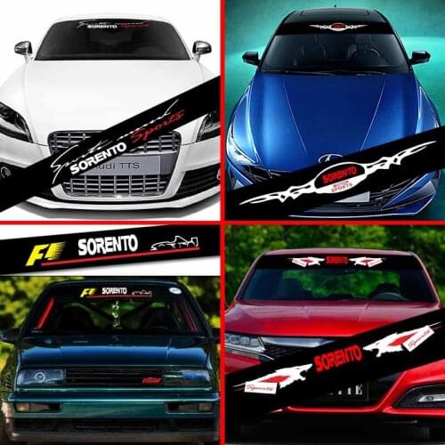 Car Sticker For KIA Sorento Decoration Decals Car Front Windshield Prevent Sunlight Reflection Styling Accessories