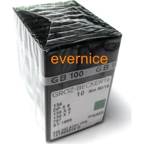 100 Groz-Beckert 134 135X5 Dpx5 Sy1955 Needle For Singer Pfaff Sewing Machine