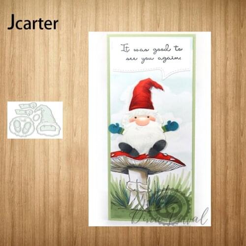 New Design Metal Cutting Dies Santa Hat Shoes Craft for Scrapbooking Handmade Knife Mould Blade Punch Stencils Dies Cut Model