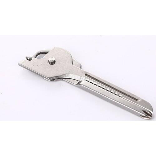 Multifunctional Utility Key Tool 6 in1 Pockets Keychain Outdoor Tool Multi Tools for Auto Camping fkxe