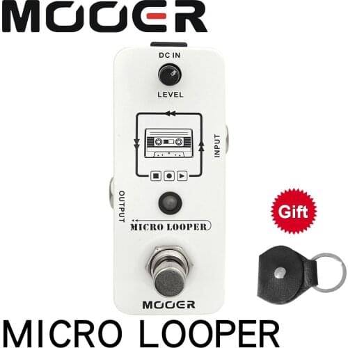 Mooer Micro looper Mini Loop recording Effect Pedal for Electric Guitar True Bypass High Quality Guitar Parts & Accessories