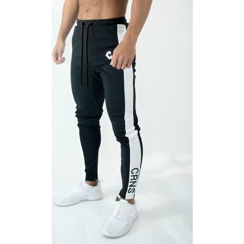 Mens Joggers Casual Pants Fitness Men Sportswear Bottoms Skinny Sweatpants Trousers Fashion Gyms Jogger Track Pants Pencil Pants