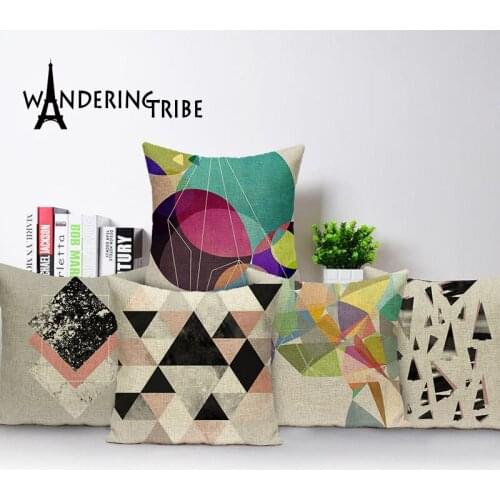 Cushion geometric pillow cover colorful outdoor cushions Dropshipping throw pillows nordic decor cushions decorative Custom