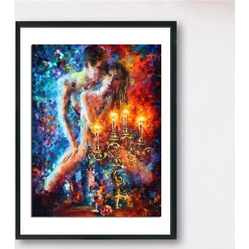 Nude Girl Painting Explosion Of Love Sexy Naked Couple Art Canvas Poster Salon Wall Picture Print Home Bedroom Modern Decor