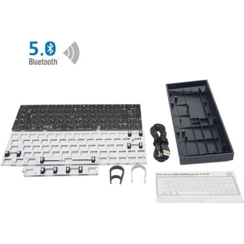 GK64XS Hot Swap Programmable Bluetooth Mechanical Keyboard Pcb Custom Kits GH60 E65A