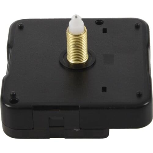 DIY High Torque Clock Mechanism, 3/ 10 Inch Maximum Dial Thickness, 4/ 5 Inch Total Shaft Length (Black)