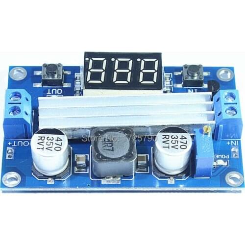 DC-DC 3.5V TO 30V 100W LED Booster Step up Module Converter Adjustable Voltage Regulated Boost Power Supply with Digital display