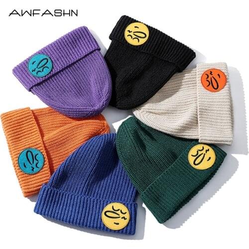 Knit hat mens trend hip-hop hat men winter beanie hat unisex hat autumn skullies hat watermelon hat beige black hat wholesale