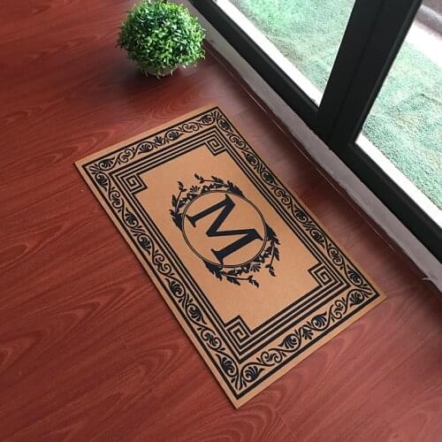 Apartment House Funny Rug Custom Door Mat for Hallway Floor Mats English Letter Printed Carpet Doormat for Entrance Door
