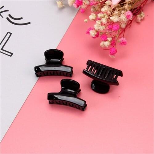 6 PIECES / LOT Fashion Hair Clip For Girls Mini Hair Claws High Quality ABS Plastic Crab For Hair Accessories Fresh Material