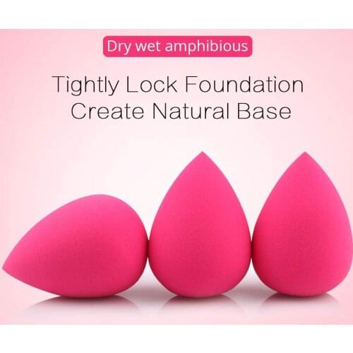 1PCS Makeup Sponge Makeup Beauty Foundation Buffer Cosmetic Puff Dry And Wet Smooth Sponge Water Drop BB Cream Powder Puff