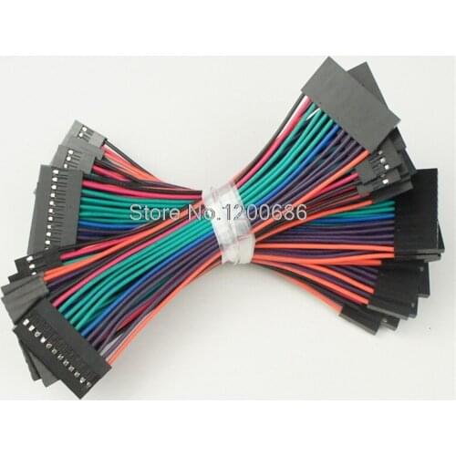 20CM 24AWG 10PIN Dupont 2.54mm 2.54 Cable Female black connector wire harness