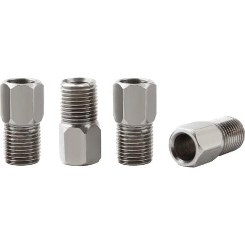 4pcs Bike Brake Hose Connector Hydraulic Brake Oil Hose Fitting Screw Leakage Proof Cycling MTB Mountain Rode Bike Equipment