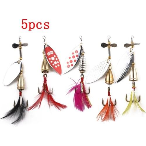 5pcs For Fishing Set Barbed Swivel Sequins Carp Hook High Carbon Steel Treble Overturned Hooks Fishing Hooks Tackle