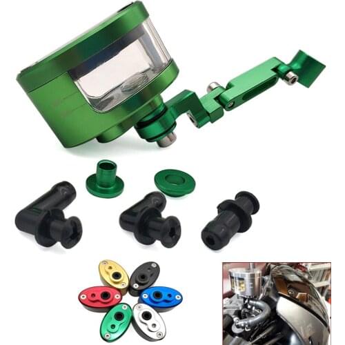 For Yamaha DT230 DT125 Gas Gas EC2T FSE FSR EC250 Motorcycle accessories Brake Fluid oil Reservoir Cup tank +support bracket