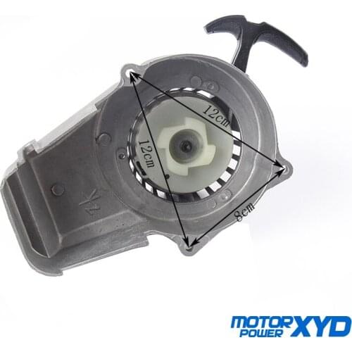 Aluminum Easy Pull Starter Pull Start For 2 Stroke 47cc 49cc engine Mini Moto Dirt Pit Bike Pocket Bike Scooter ATV Quad
