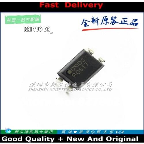 Free Shipping PC817D PC817 DIP-4 optocoupler [ original authentic ]
