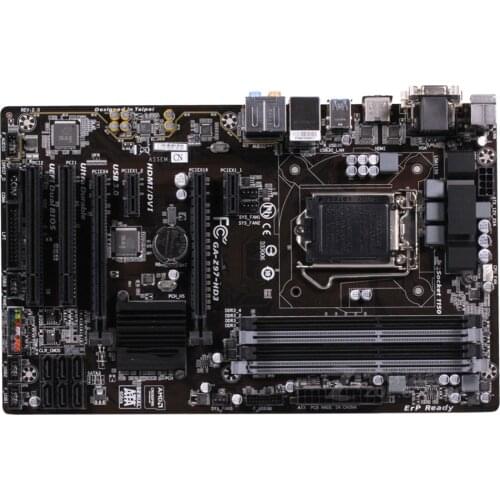For Gigabyte GA-Z97-HD3 100% Original Motherboard LGA1150 DDR3 USB3.0 32G Z97 Z97-HD3 Desktop Mainboard SATA III Mother board