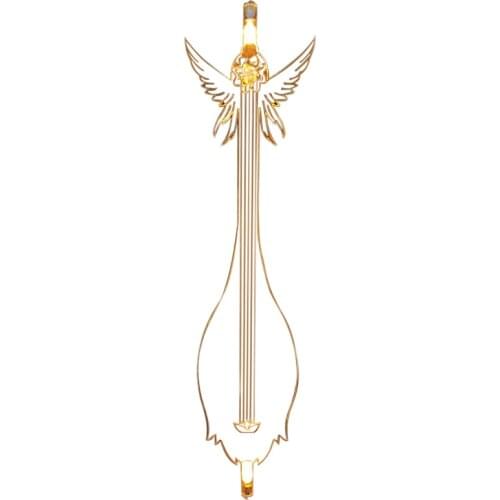 Hot Game Onmyoji Kinara Jin Luona Cosplay Acrylic Illuminated Lute Prop Accessories Woman Weapons For Halloween Christmas Party