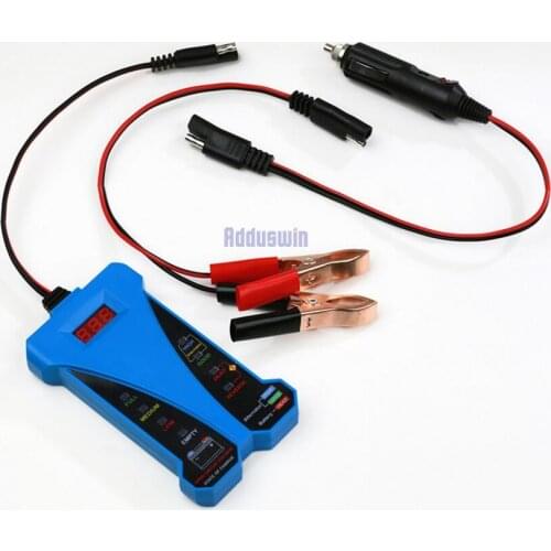 Hot Sale 12V Smart Car LED Display Digital Battery Tester Voltmeter Alternator Analyzer Auto Motorcycle Diagnostic Repair Tools