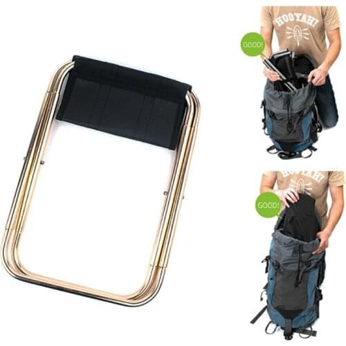 Quality Outdoor Foldable Fishing Chair Ultra Light Weight Portable Folding Camping Aluminum Alloy Picnic Fishing Chair With Bag