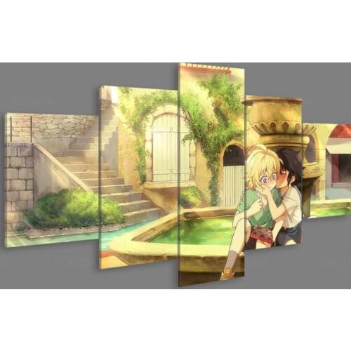 Canvas Painting Wall Art HD Printing Poster Seraph of the End Home Decorative anime Living Room 5 pieces Modular Pictures frame