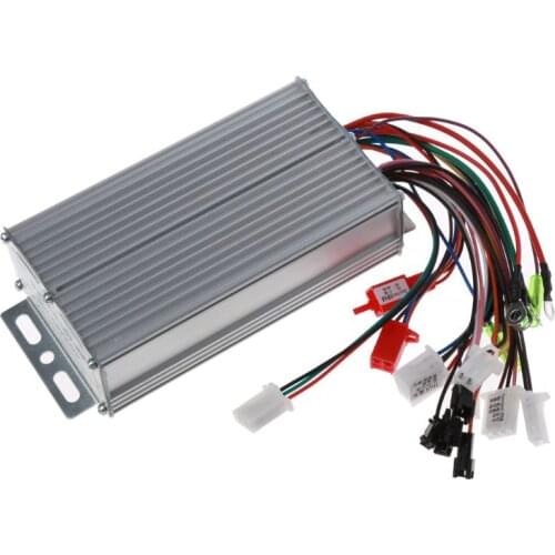36V-48V 500W 12Pipe Wire Brushless Motor Controller for Electric Bike Tricycle Bicycle E-bike Scooter Dual Mode Sensor