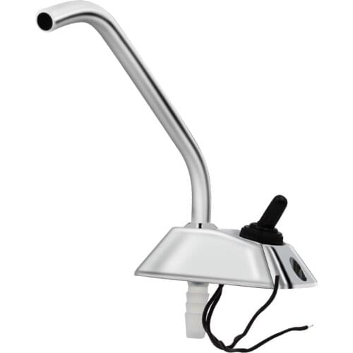 RV Marine Kitchen Sink 12V Faucet Tap Spout Single Hole Water Electric Faucet Tap Camper Caravan Full 360 Degree Rotation Taps