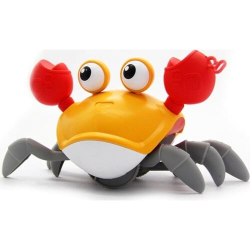 Cute Crab Bath Toys Amphibious Walking Outdoor Beach Play Water Bathroom Toy Baby Early Education Swimming Crab