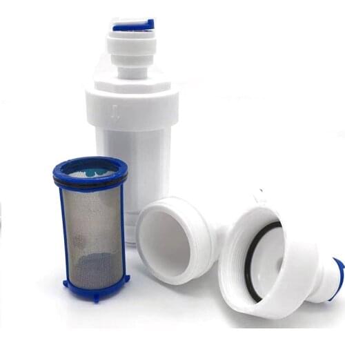 HEMAN 1/4 Inch Mini Micro Water Filter Slip Lock Quick Access Purifier Stainless Steel Wire Mesh Filters Home Garden Connectors