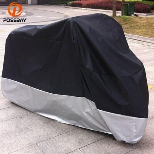 POSSBAY M/L/XL/XXL/3XL/4XL Motorcycle Covers Bike Outdoor Rain UV Prevention Waterproof Dustproof Scooter Covering For Harley
