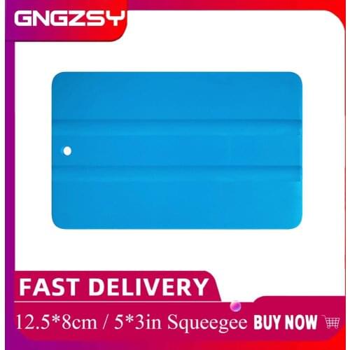 Soft Wall Paper Scraper Mobile Screen Protector Install Squeegee 12.5*8cm Car Vinyl Film Tools Window Glass Decal Applicator A24