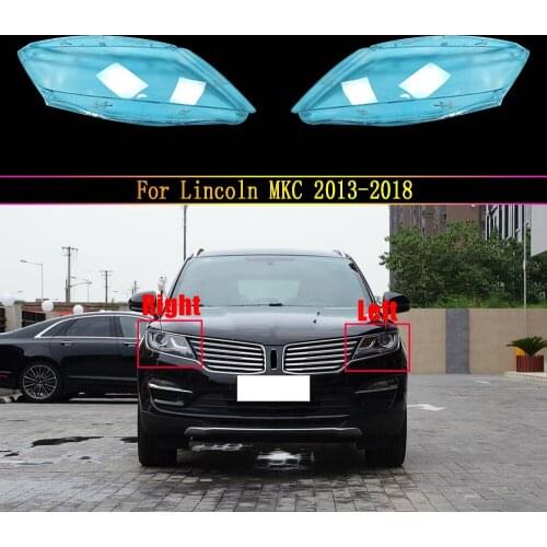 Car Headlamp Headlight Lamp Cover Lampshade Waterproof Bright Lamp Shade Shell For Lincoln MKC 2013~2018