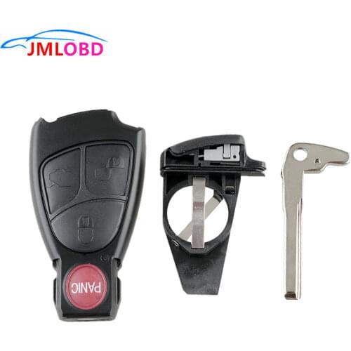 2020 New Replacement Car Key Shell Case 3 Buttons Remote Keyless Smart Key Fob Case Shell ForMercedes Benz